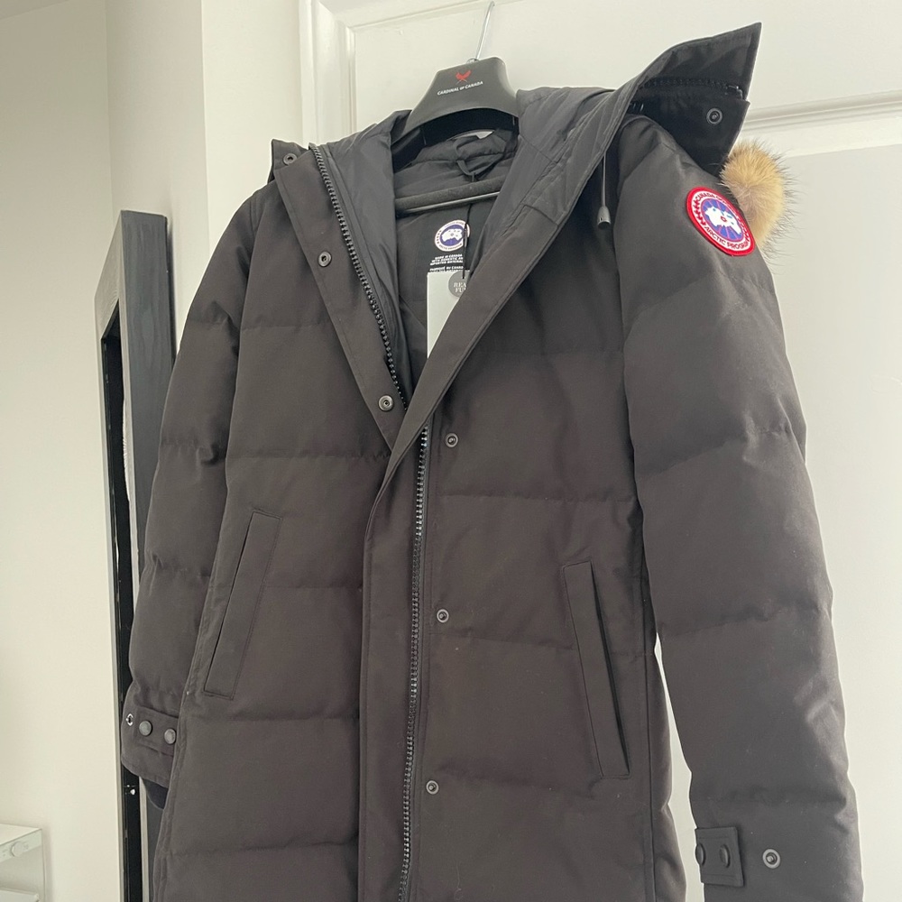 Canada Goose thigh length Shelburne Parka winter Jacket in size small - Picture 6 of 9